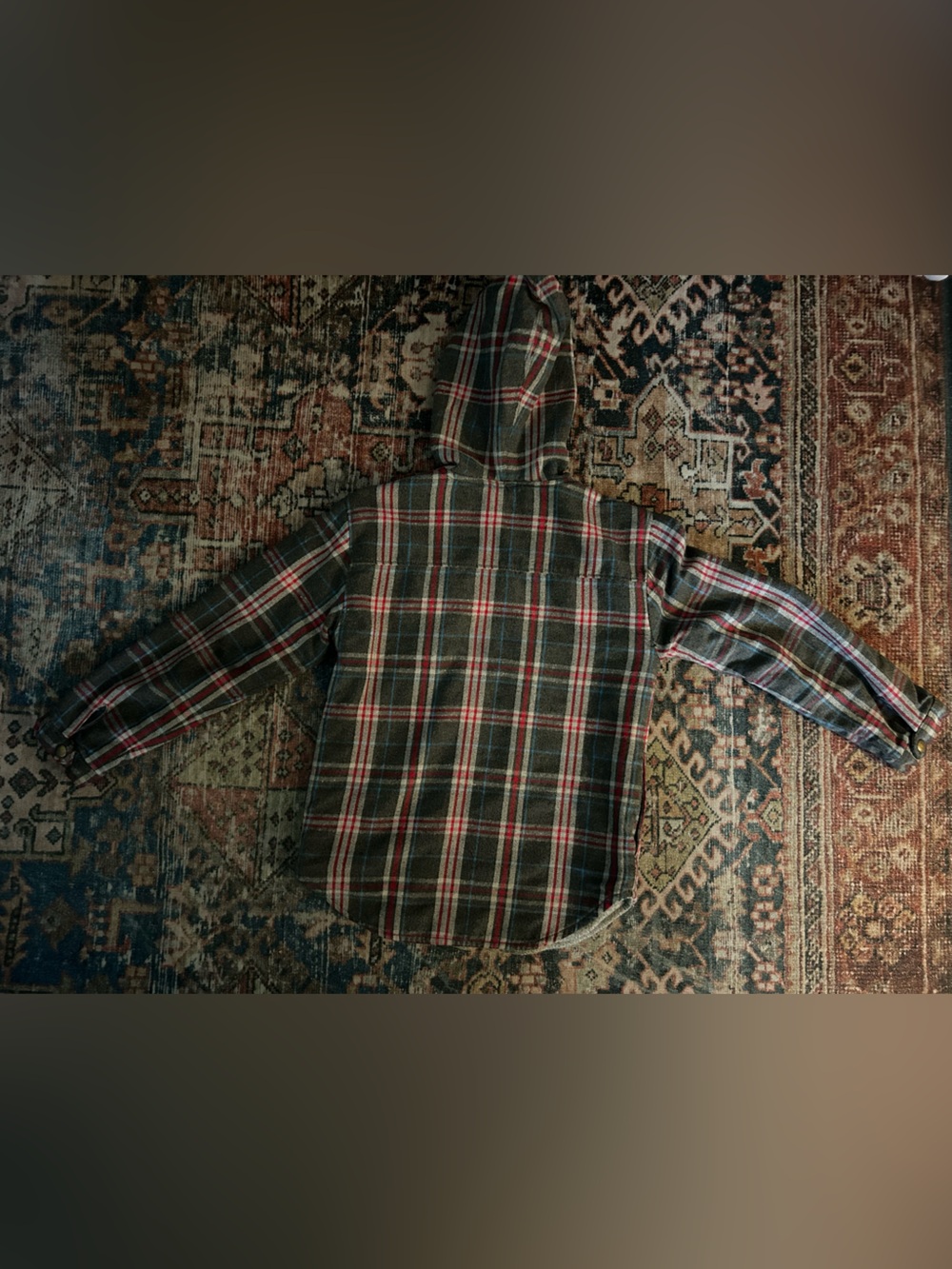 Hatley fleece lined flannel jacket, size 7 - Picture 2 of 5